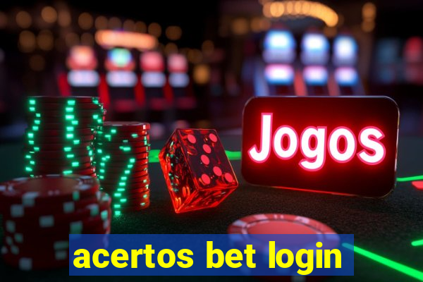 acertos bet login